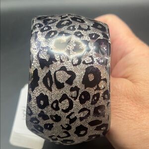 Leopard Print Bangle Bracelet